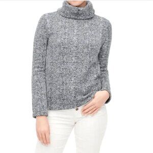 J Crew Mercantile Glen Plaid Cowl Neck Long Sleeve Boxy Pullover Sweater L #226A